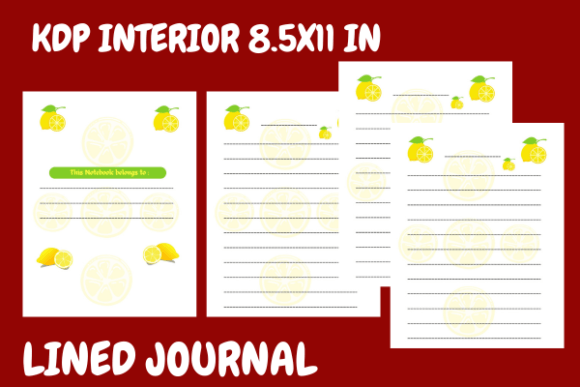 Download Lemon Notebook Lined Journal - Lined Collection