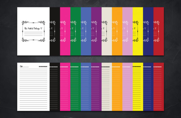 Download Color Paper Lined Journal - Lined Collection