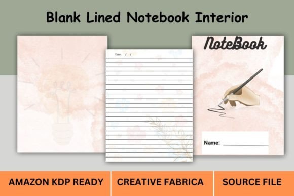 Download Lined Journal Notebook, Interior + Cover - Lined Collection