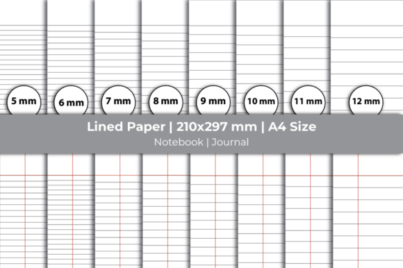 Download Lined Paper | Notebook | Journal - Lined Collection